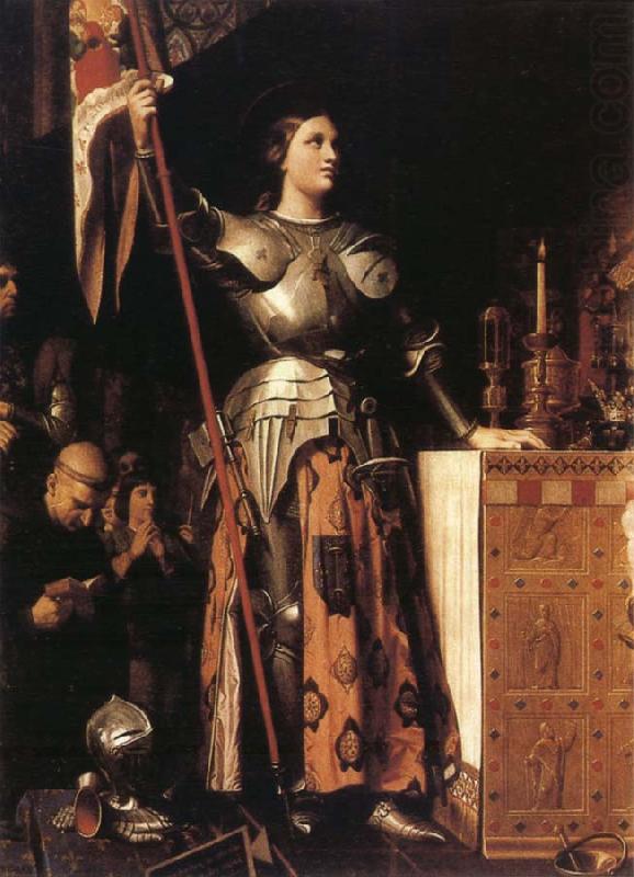 Joan of Arc at the Coronation of Charles VII in Reims, Jean-Auguste Dominique Ingres